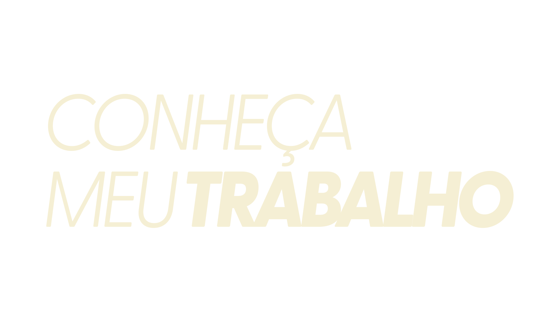 Conheça meu trabalho